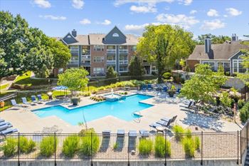 Two shimmering swimming pools